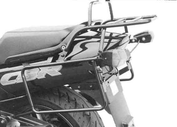 Hepco & Becker Side-and Topcasecarrierset-black for Honda CBR 1000 F from 1993 | 650196 00 01