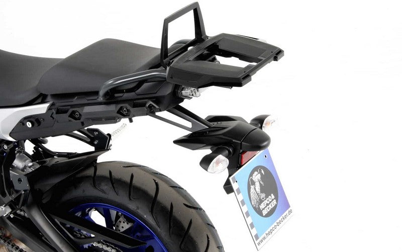 Hepco & Becker / ヘプコ&ベッカー Alurack topcasecarrier – anthracite/black for Yamaha MT - 09 Tracer ABS | 6504547 01 05
