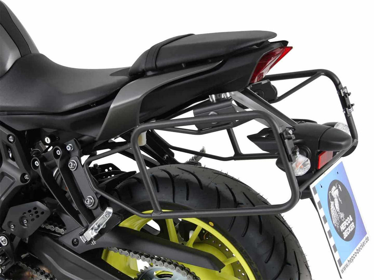 ヘプコ＆ベッカー サイドケースホルダー「Lock it system」 ダークグレー Yamaha MT-07 | 6504571 00 05