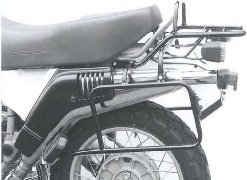 Hepco & Becker Side-and Topcasecarrierset-black for BMW R 65 G / S until 1988-R 80 G / S until 1987 | 650600 00 01