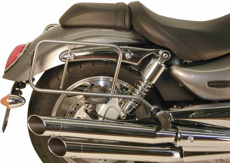 Hepco & Becker Sidecarrier permanent mounted-chrome for Triumph Rocket III | 650711 00 02