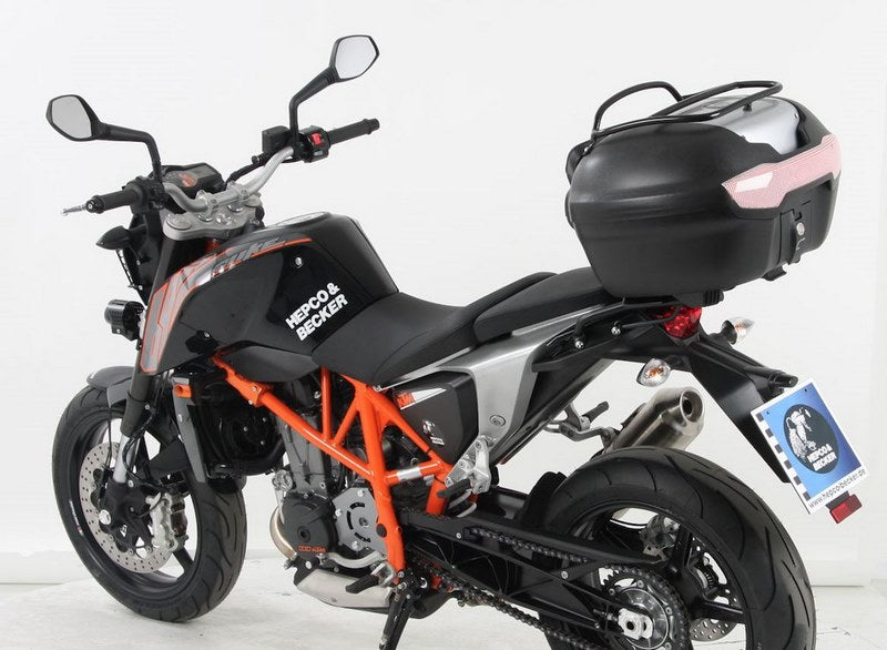 Hepco & Becker Alurack Topcasecarrier-black for KTM 690 Duke from 2012 | 6507510 01 01