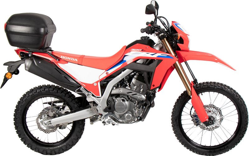 Hepco & Becker トップケース - セット ジャーニー トップケース 40 ブラック/シルバー キャリア付き Honda CRF 300 L (2021-) | 6509534 01 01-089 si