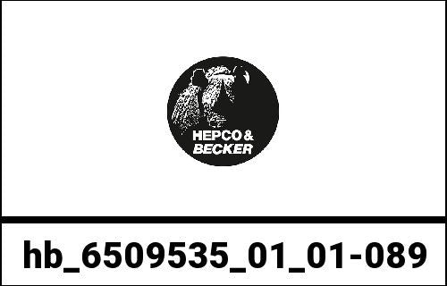 Hepco and Becker / ヘプコアンドベッカー Topcase - Set Journey topcase 40 black incl. carrier for Honda CRF 300 Rally (2021-) | 6509535 01 01-089