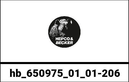 Hepco & Becker / ヘプコ&ベッカー Topcase - Set Journey 30 incl. carrier for Honda Honda Wave 110 i | 650975 01 01-206
