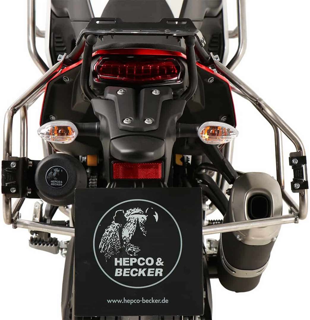 Hepco and Becker / ヘプコアンドベッカー Side carrier Cutout for Xplorer Cutout cases 40/37 for Yamaha Ténéré 700 World Raid (2022-) | 6514579 00 22