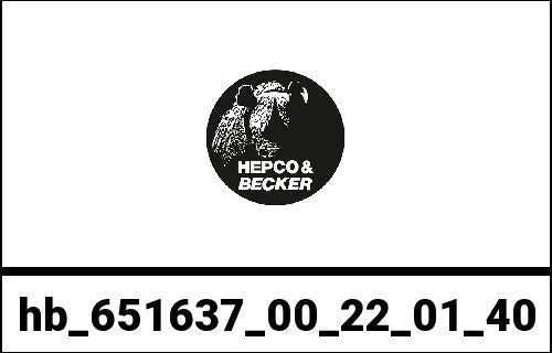 Hepco & Becker / ヘプコ&ベッカー Sidecarrier Cutout stainless steel incl. Xplorer black sideboxes for BMW R 1200 (2004-2012) / Adventure (2006-2013) | 651637 00 22-01-40