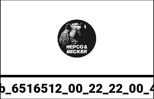 Hepco & Becker / ヘプコ&ベッカー Sidecarrier Cutout stainless steel incl. Xplorer Cutout sideboxes for BMW F 750 GS (2018-) | 6516512 00 22 22-00-40