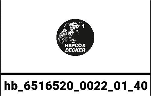 Hepco & Becker / ヘプコ&ベッカー Sidecarrier Cutout stainless steel incl. Xplorer black sideboxes for BMW F 850 GS Adventure (2019-) | 6516520 0022-01-40