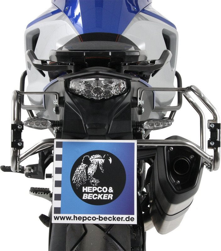 Hepco & Becker Sidecarrier Cutout stainless steel incl. Xplorer Cutout sideboxes for KTM 1050/1190/ Adventure / R | 6517519 00 22-00-40