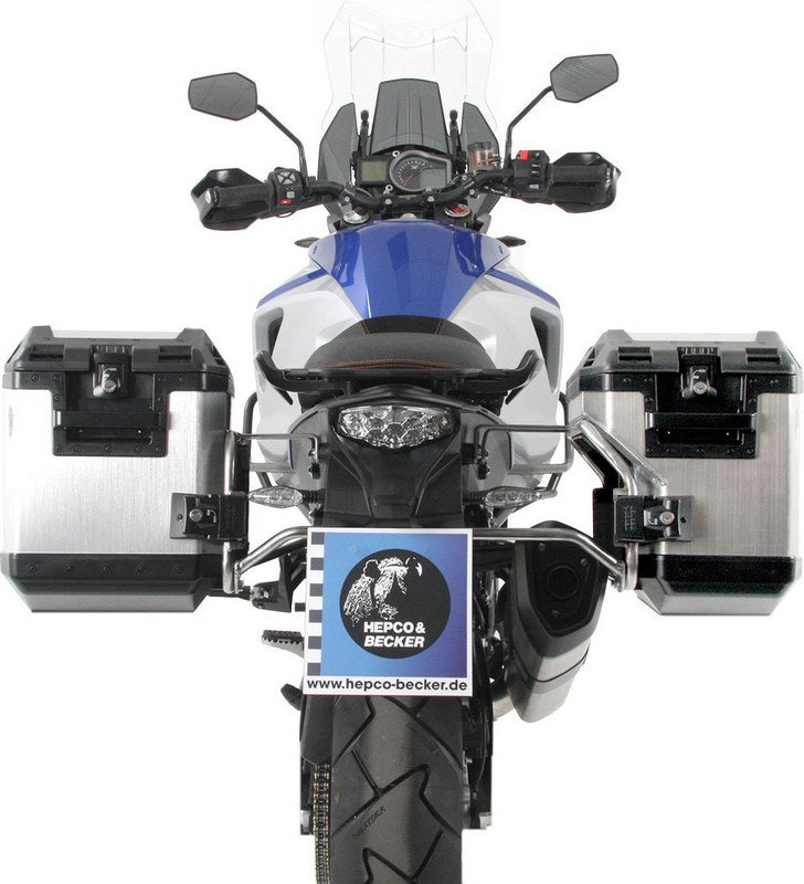 Hepco & Becker Sidecarrier Cutout stainless steel incl. Xplorer Cutout sideboxes for KTM 1290 Super Adventure (2014-) | 6517533 00 22-00-40
