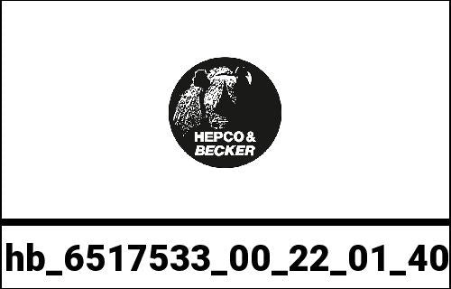 Hepco & Becker / ヘプコ&ベッカー Sidecarrier Cutout stainless steel incl. Xplorer black sideboxes for KTM 1290 Super Adventure (2015-) | 6517533 00 22-01-40