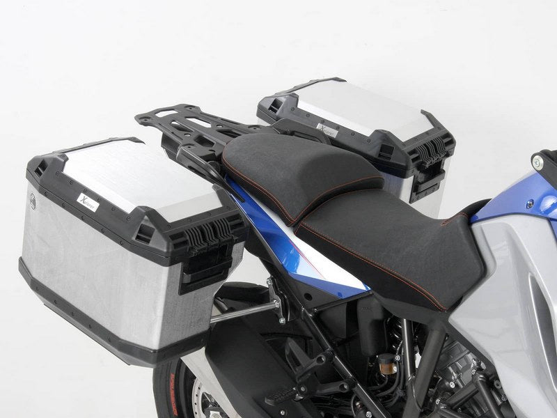 Hepco and Becker / ヘプコアンドベッカー Sidecarrier Cutout stainless steel incl. Xplorer sideboxes silver for KTM 1090 Adventure R (2017-) | 6517563 00 22-00-40