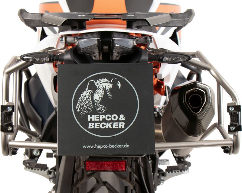 Hepco & Becker サイドキャリアカットアウト フォー エクスプローラー カットアウト ケース 40/37 KTM 890 Adventure / R / Rally (2023-) | 6517656 00 22