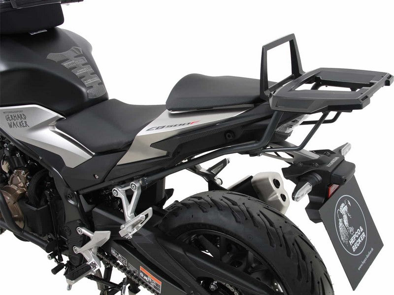 Hepco & Becker / ヘプコ&ベッカー Alurack topcasecarrier - anthracite for Honda CB 500 F (2019-) | 6529515 01 05