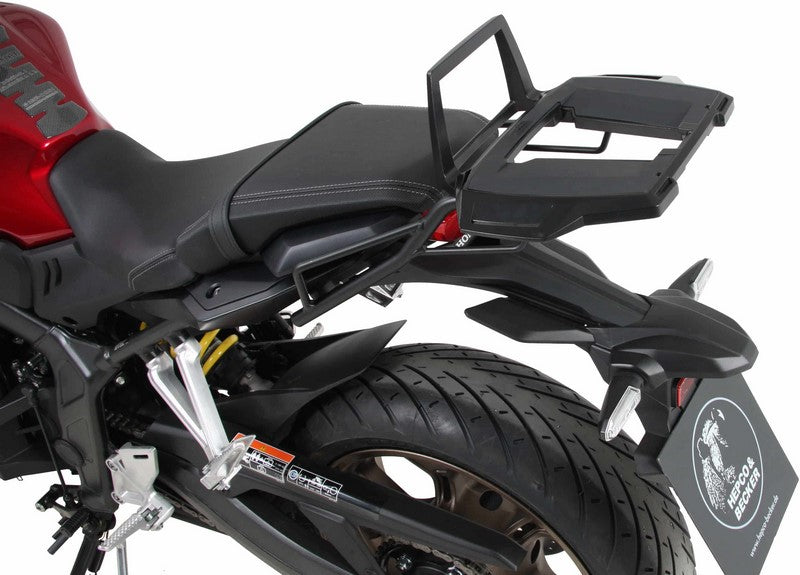 Hepco & Becker / ヘプコ&ベッカー Alurack topcasecarrier - black for Honda CB 650 R (2019-) | 6529518 01 01