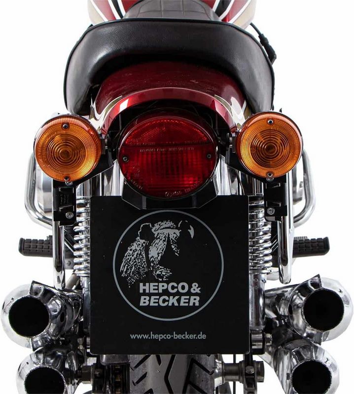Hepco and Becker / ヘプコアンドベッカー Sidecarrier permanent mounted chrome for Kawasaki Z 900 (1973-1976)/Z1000 A (1977-1978) | 6532535 00 02
