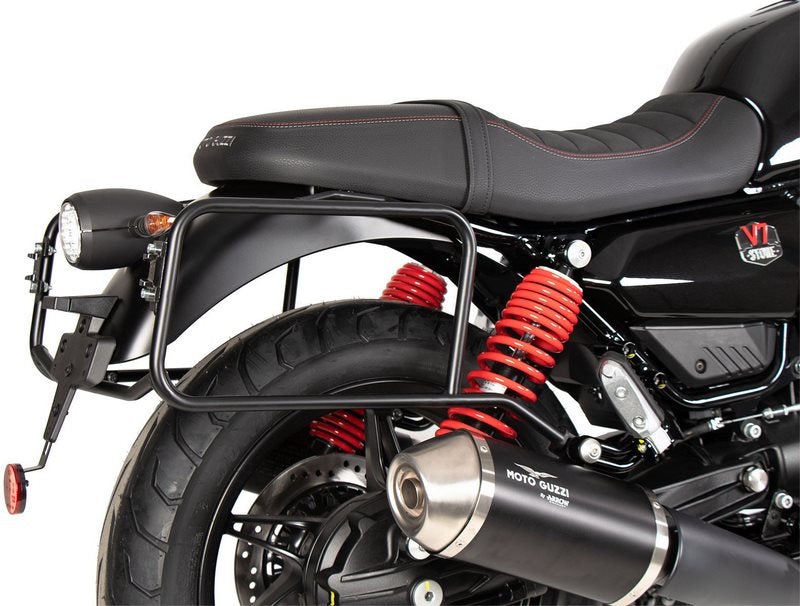 Hepco & Becker サイドキャリアパーマネントマウントブラック Moto Guzzi V7 Stone Special Edition (850ccm) (2022-2023) | 653558 00 01