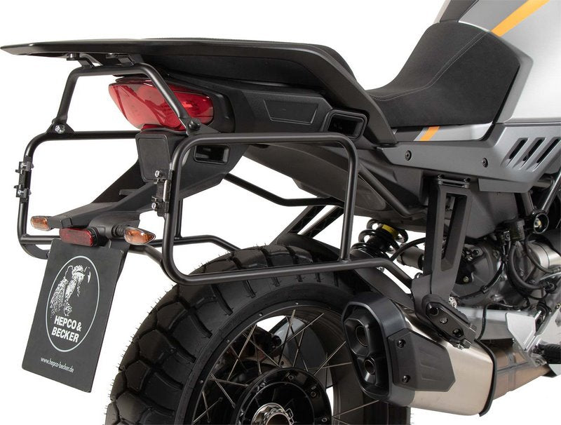 Hepco & Becker サイドキャリアパーマネントマウントブラック Moto Guzzi Stelvio (2024-) | 653560 00 01