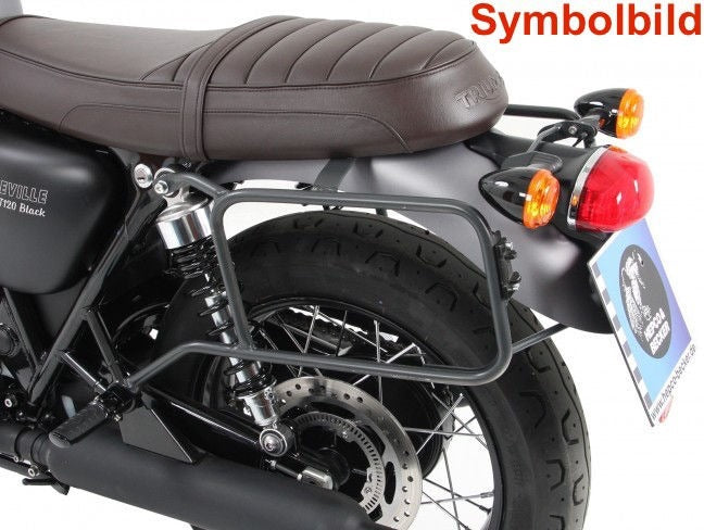 Hepco & Becker Sidecarrier permanent mounted-chrome for Triumph Bonneville T 120 / Black from 2016 | 6537544 00 02