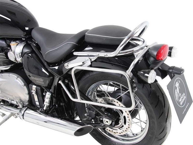 Hepco & Becker / ヘプコ&ベッカー Sidecarrier permanent mounted - chrome for Triumph Bonneville Speedmaster (2018-) | 6537572 00 02
