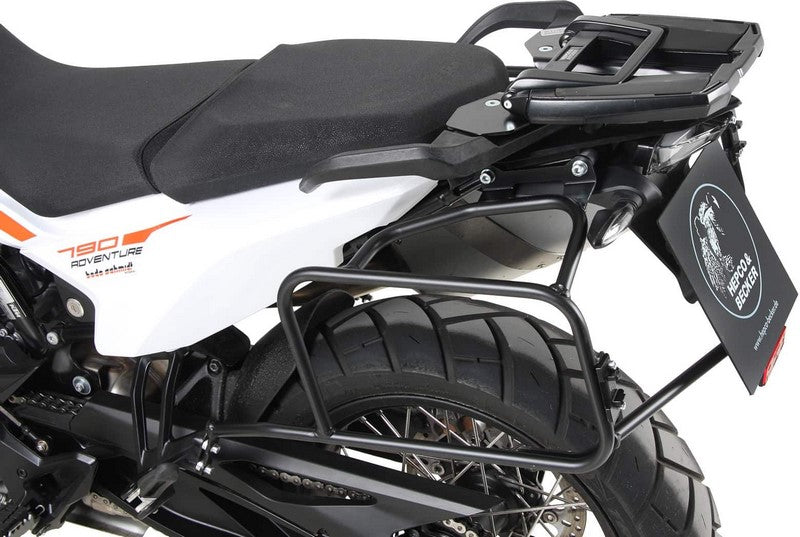 Hepco & Becker / ヘプコ&ベッカー Sidecarrier permanent mounted - black for KTM 790 Adventure/R (2019-) | 6537581 00 01