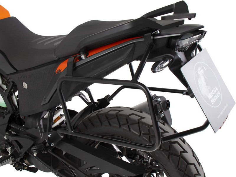 Hepco & Becker / ヘプコ&ベッカー Sidecarrier permanent mounted - black for KTM 390 Adventure (2020-) | 6537601 00 01