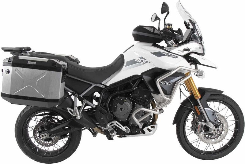 Hepco and Becker / ヘプコアンドベッカー Sidecarrier permanent mounted black for Triumph Tiger 850 Sport (2021-) | 6537613 00 01
