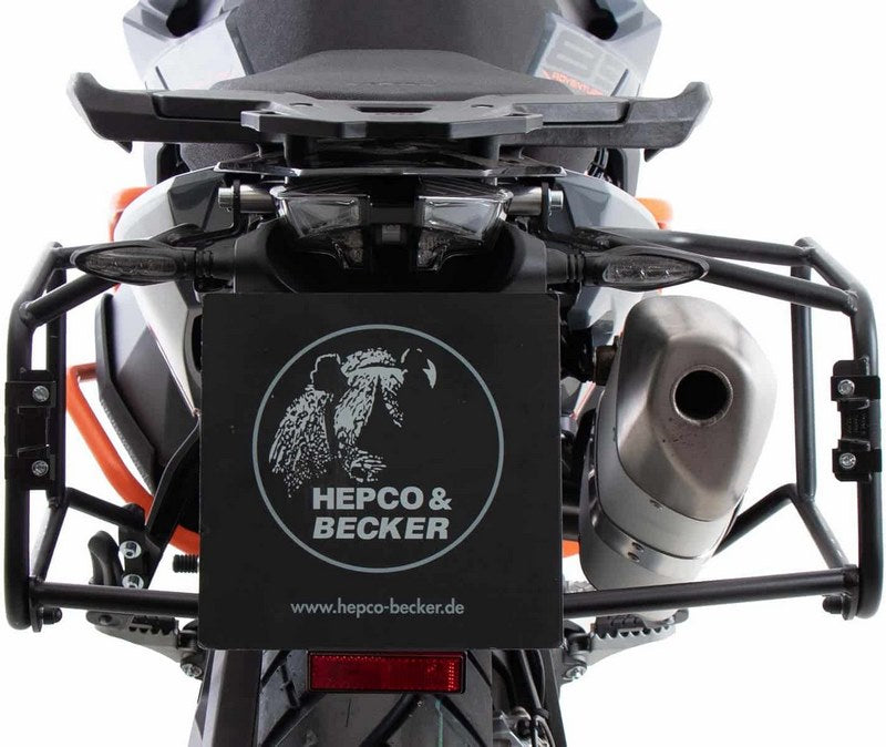 Hepco and Becker / ヘプコアンドベッカー Side carrier permanent mounted black for KTM 890 Adventure / R / Rally (2021-) | 6537617 00 01