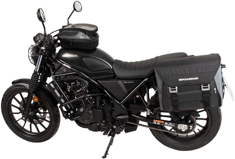 Hepco & Becker サイドキャリアワンサイド左永久取り付けブラック Honda CL 500 (2023-) | 6539543 00 01
