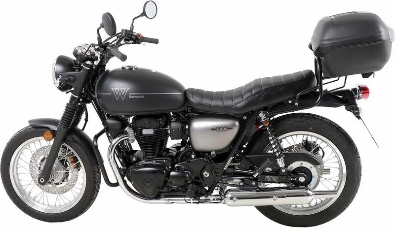 Hepco & Becker / ヘプコ&ベッカー Tube Topcasecarrier – black for Kawasaki W 800 Street/Cafe (2019-) | 6542541 01 01