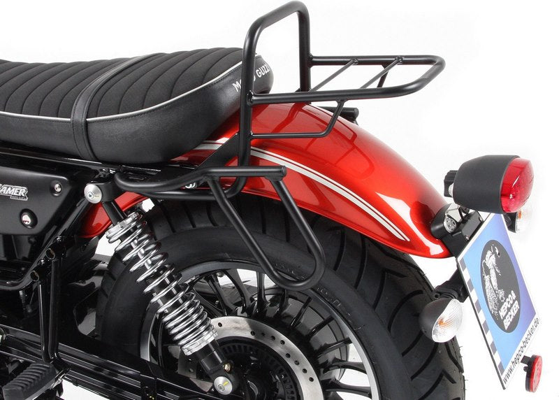 Hepco & Becker Tube topcasecarrier-black-for short seat for Moto Guzzi V 9 Roamer until 2016 (short bench) | 654546 01 01