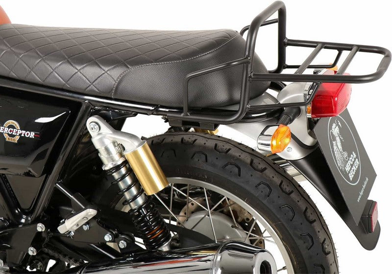 Hepco & Becker / ヘプコ&ベッカー Tube Topcasecarrier – black for Royal Enfield Interceptor (2018-) | 6547571 01 01