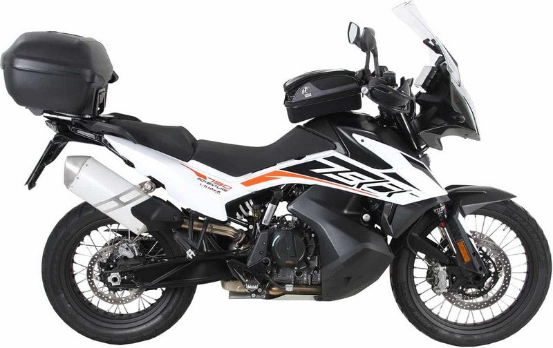 Hepco & Becker / ヘプコ&ベッカー Alurack topcasecarrier for original rear rack – black for KTM 790 Adventure (2019-) | 6557581 01 01