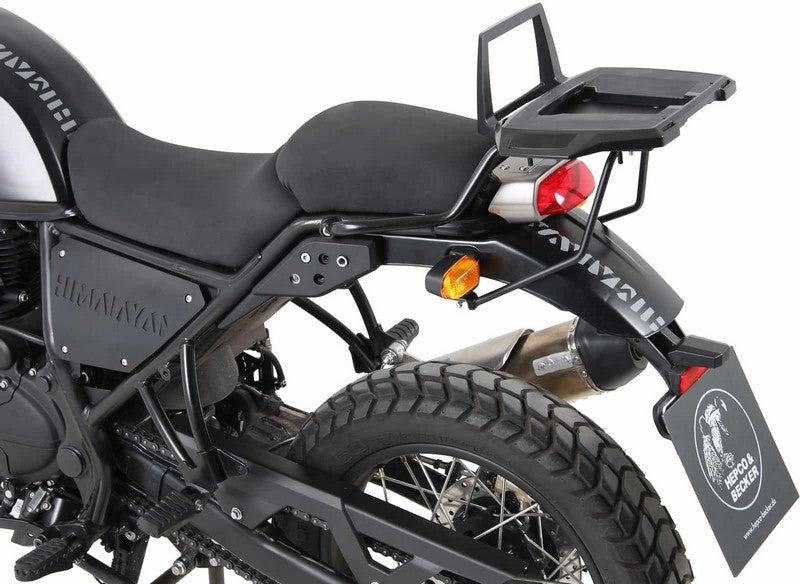 Hepco & Becker / ヘプコ&ベッカー Alurack topcasecarrier – black for Royal Enfield Himalayan (2018-) | 6557590 01 01