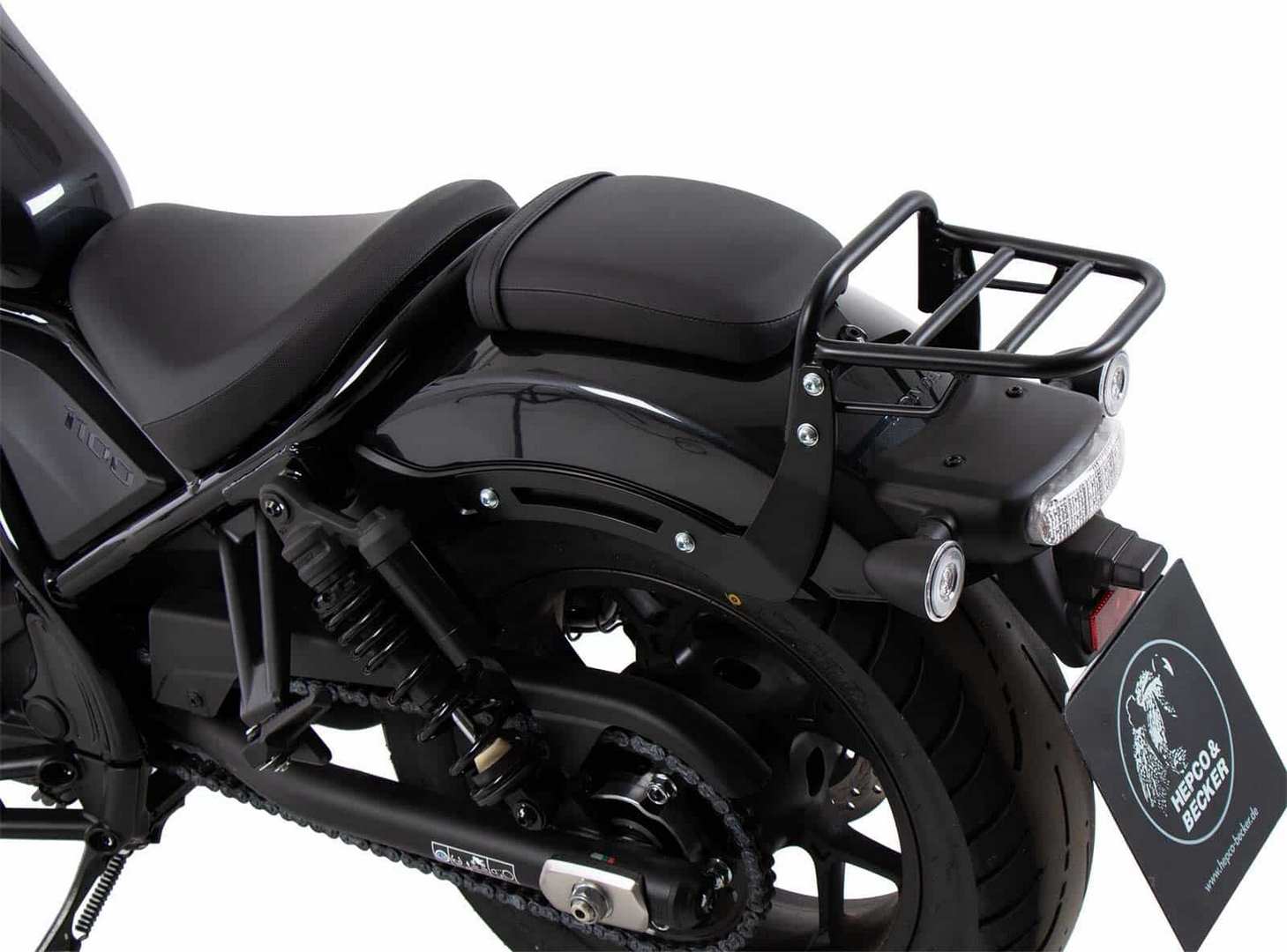 Hepco and Becker / ヘプコアンドベッカー Rear rack black for Honda CMX 500 Rebel (2017-) | 658998 01 01