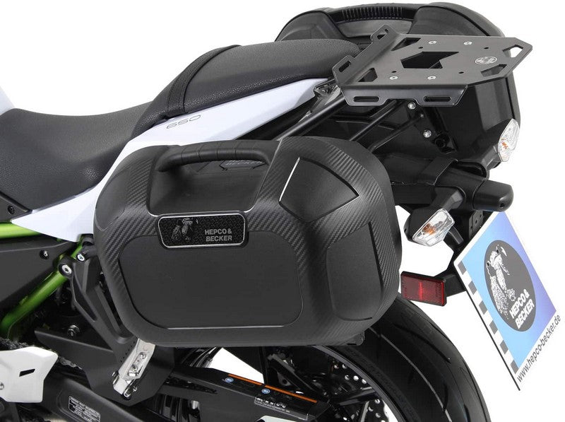 Hepco & Becker / ヘプコ&ベッカー Minirack soft luggage rear rack for Kawasaki Z 650 from 2017 | 6602527 01 01