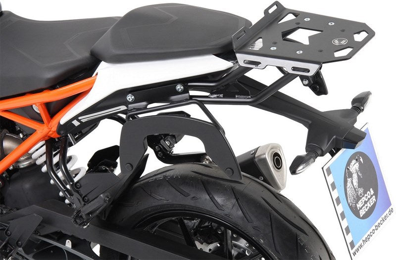 Hepco & Becker Minirack soft luggage rear rack for KTM 390 Duke from 2017 | 6607555 01 01