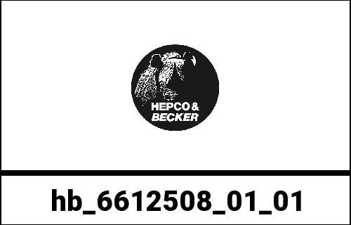 Hepco & Becker / ヘプコ&ベッカー Easyrack topcasecarrier – black for Kawasaki KLX 250 | 6612508 01 01