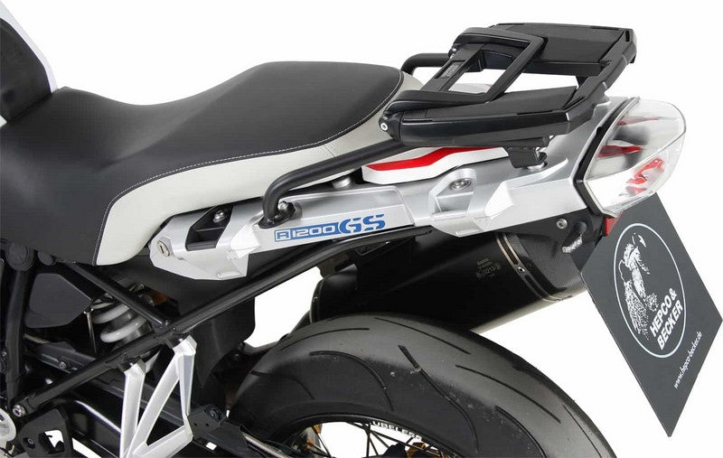 Hepco & Becker / ヘプコ&ベッカー Easyrack topcasecarrier - black for BMW R1250GS with short HP seat (2019-) / R1200GS LC HP | 6616521 01 01