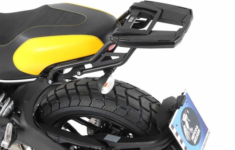Hepco & Becker / ヘプコ&ベッカー Easyrack topcasecarrier – black for Ducati Scrambler 400 Sixty2 / 2016-> | 6617538 01 01