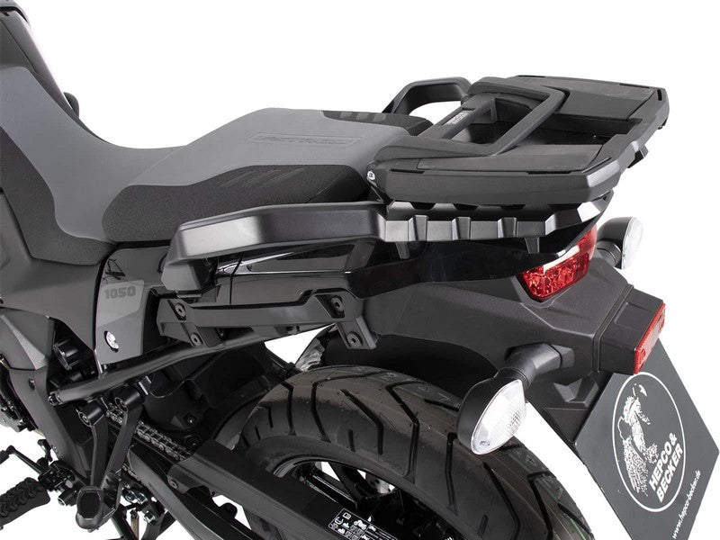 Hepco & Becker / ヘプコ&ベッカー Easyrack topcasecarrier for original rear rack – black for Suzuki V-Strom 1050 / XT (2020-) | 6623544 01 01