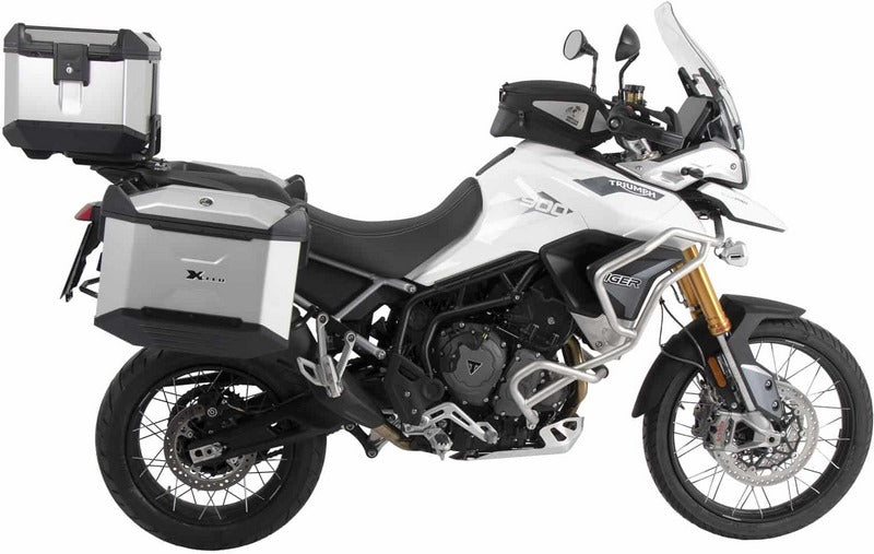 Hepco and Becker / ヘプコアンドベッカー Easyrack topcasecarrier black for combination with original rear rack for Triumph Tiger 850 Sport (2021-) | 6627613 01 01