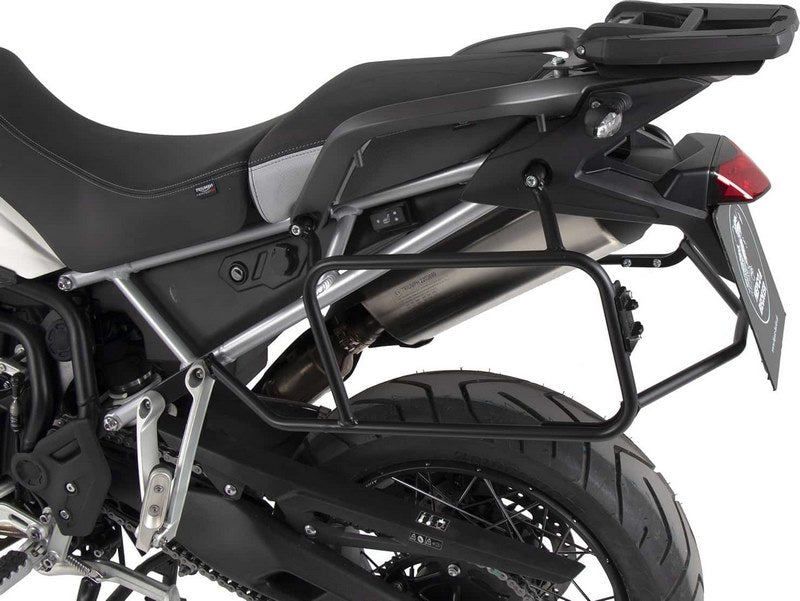 Hepco and Becker / ヘプコアンドベッカー Easyrack topcasecarrier black for combination with original rear rack for Triumph Tiger 850 Sport (2021-) | 6627613 01 01