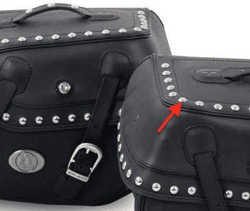 Hepco and Becker / ヘプコアンドベッカー Decorative rivets for Hepco&Becker leather bags Buffalo Custom and Ivory | 710102