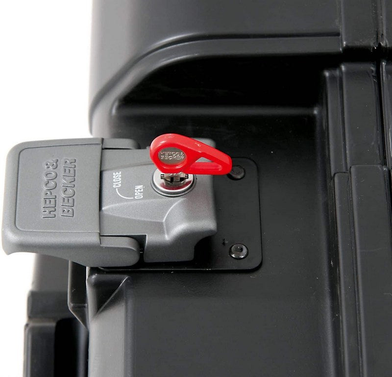 Hepco & Becker / ヘプコ&ベッカー Fixing lock for GOBI side case - silver | 710111 00 09-955