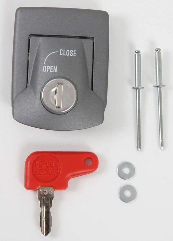 Hepco & Becker / ヘプコ&ベッカー Lid lock - silver | 710114 00 09-29