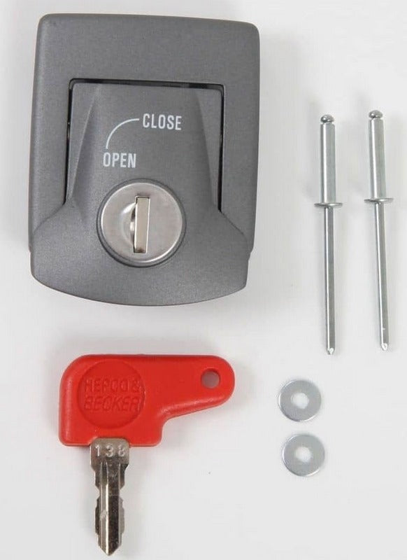 Hepco & Becker / ヘプコ&ベッカー Lid lock - silver | 710114 00 09-30