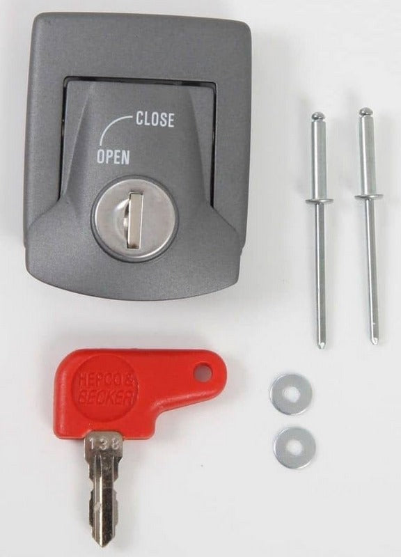 Hepco & Becker / ヘプコ&ベッカー Lid lock - silver | 710114 00 09-904