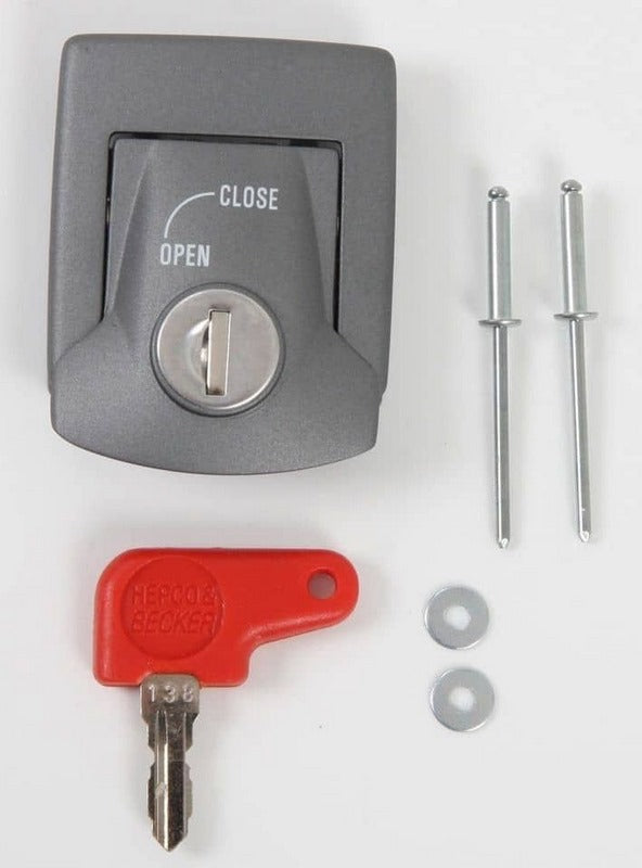 Hepco & Becker / ヘプコ&ベッカー Lid lock - silver | 710114 00 09-926